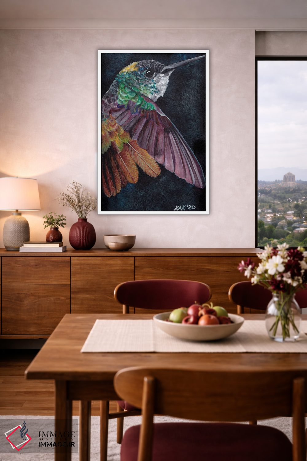 تابلو دکوراتیو مرغ مگس خوار I اثر هنر و طراحی KAK - D2W