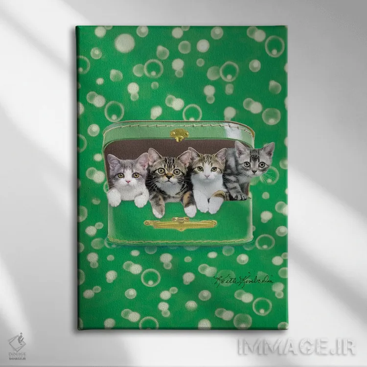 تابلو دکوراتیو سفر خوش اثر کیت کیمبرلین - نمای روبهرو روی دیوار