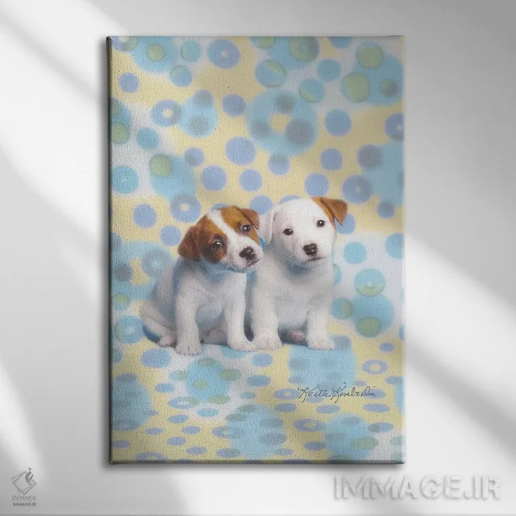 تابلو دکوراتیو جک و جیل اثر کیت کیمبرلین - نمای روبهرو روی دیوار