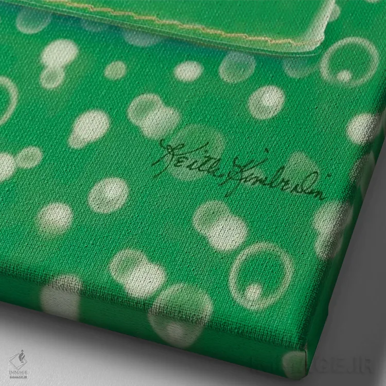 تابلو دکوراتیو سفر خوش اثر کیت کیمبرلین - نمای نزدیک بافت بوم