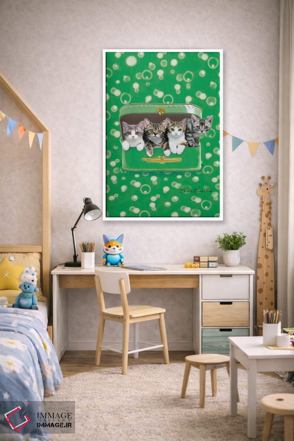 تابلو دکوراتیو سفر خوش اثر کیت کیمبرلین - D1W