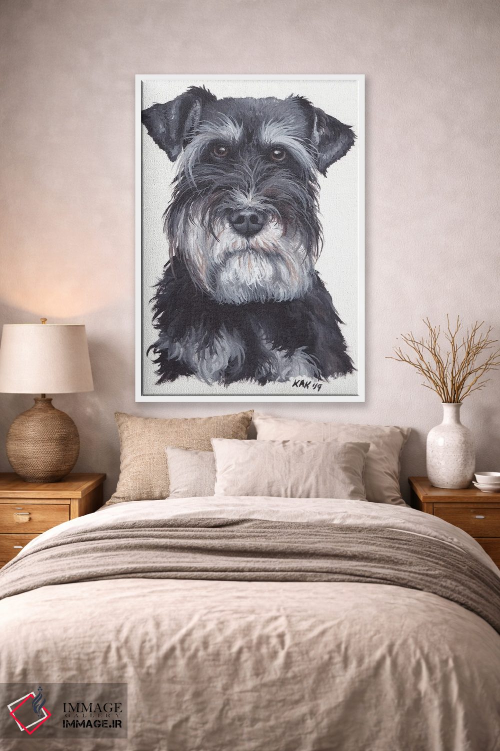 تابلو دکوراتیو اشناوزر اثر هنر و طراحی KAK - D1W