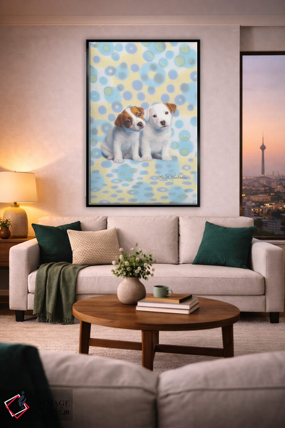 تابلو دکوراتیو جک و جیل اثر کیت کیمبرلین - D1B