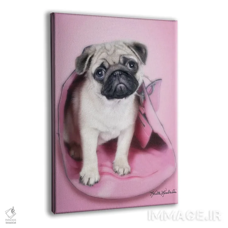 تابلو دکوراتیو پاگ در کیف اثر کیت کیمبرلین - نمای پرسپکتیو محصول