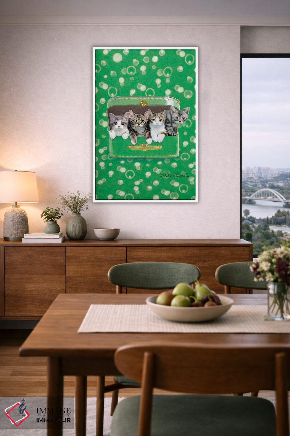 تابلو دکوراتیو سفر خوش اثر کیت کیمبرلین - D6W