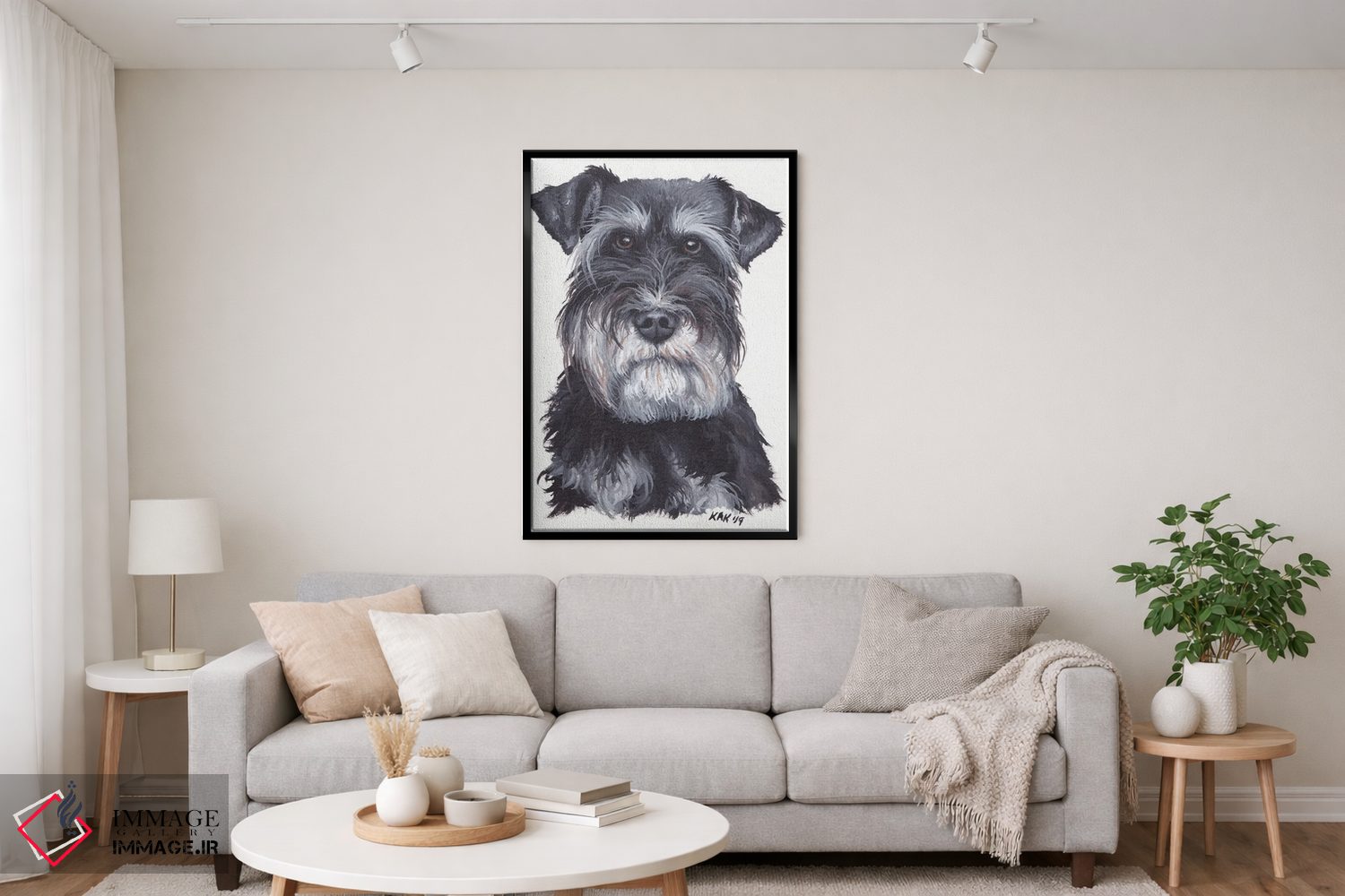 تابلو دکوراتیو اشناوزر اثر هنر و طراحی KAK - D4B