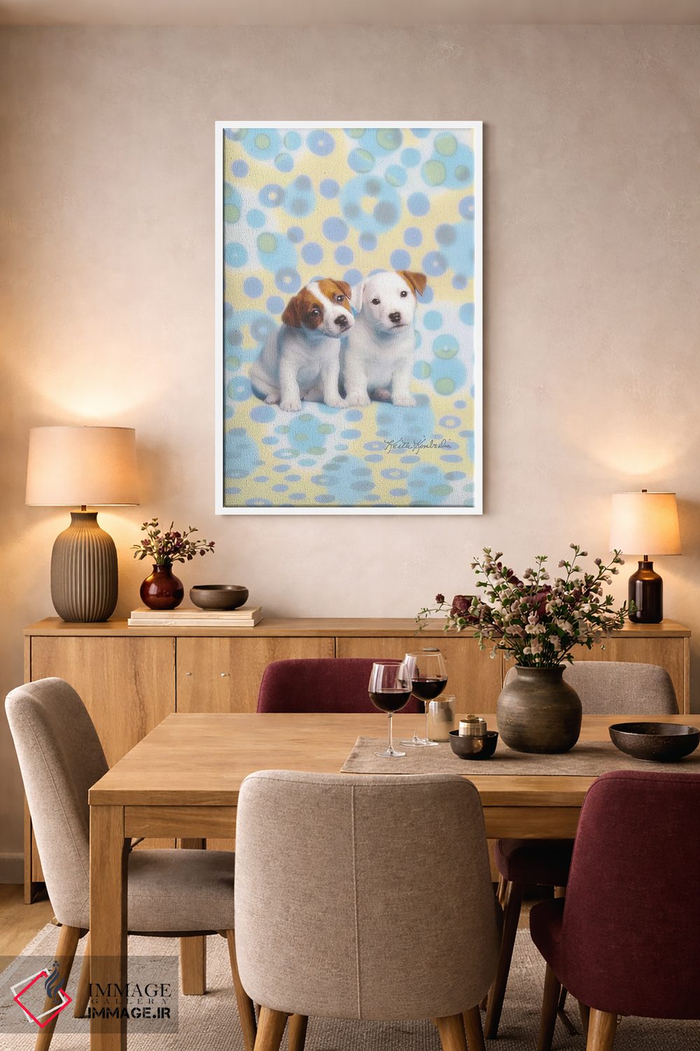 تابلو دکوراتیو جک و جیل اثر کیت کیمبرلین - D6W