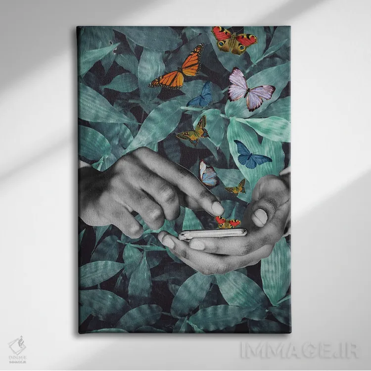 تابلو دکوراتیو به جادوی خودت ایمان داشته باش اثر کیکی سی لندن - نمای روبهرو روی دیوار