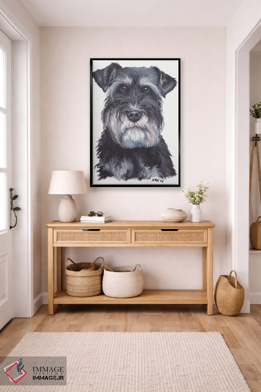 تابلو دکوراتیو اشناوزر اثر هنر و طراحی KAK - D6B