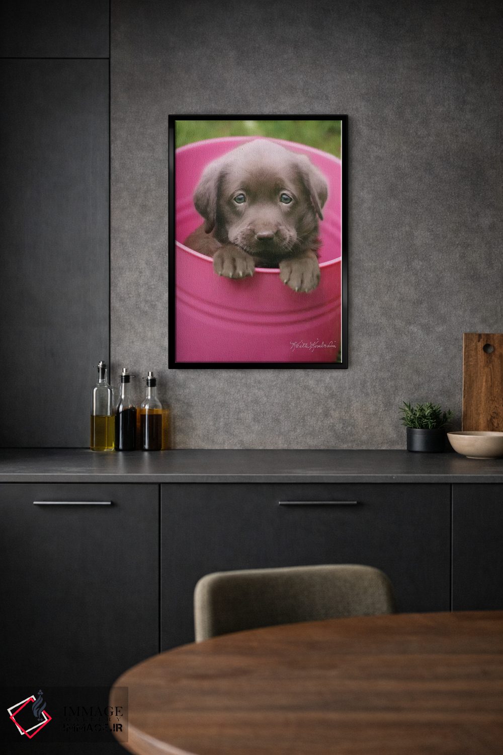 تابلو دکوراتیو پوباورگ کاپ اثر کیت کیمبرلین - D1B