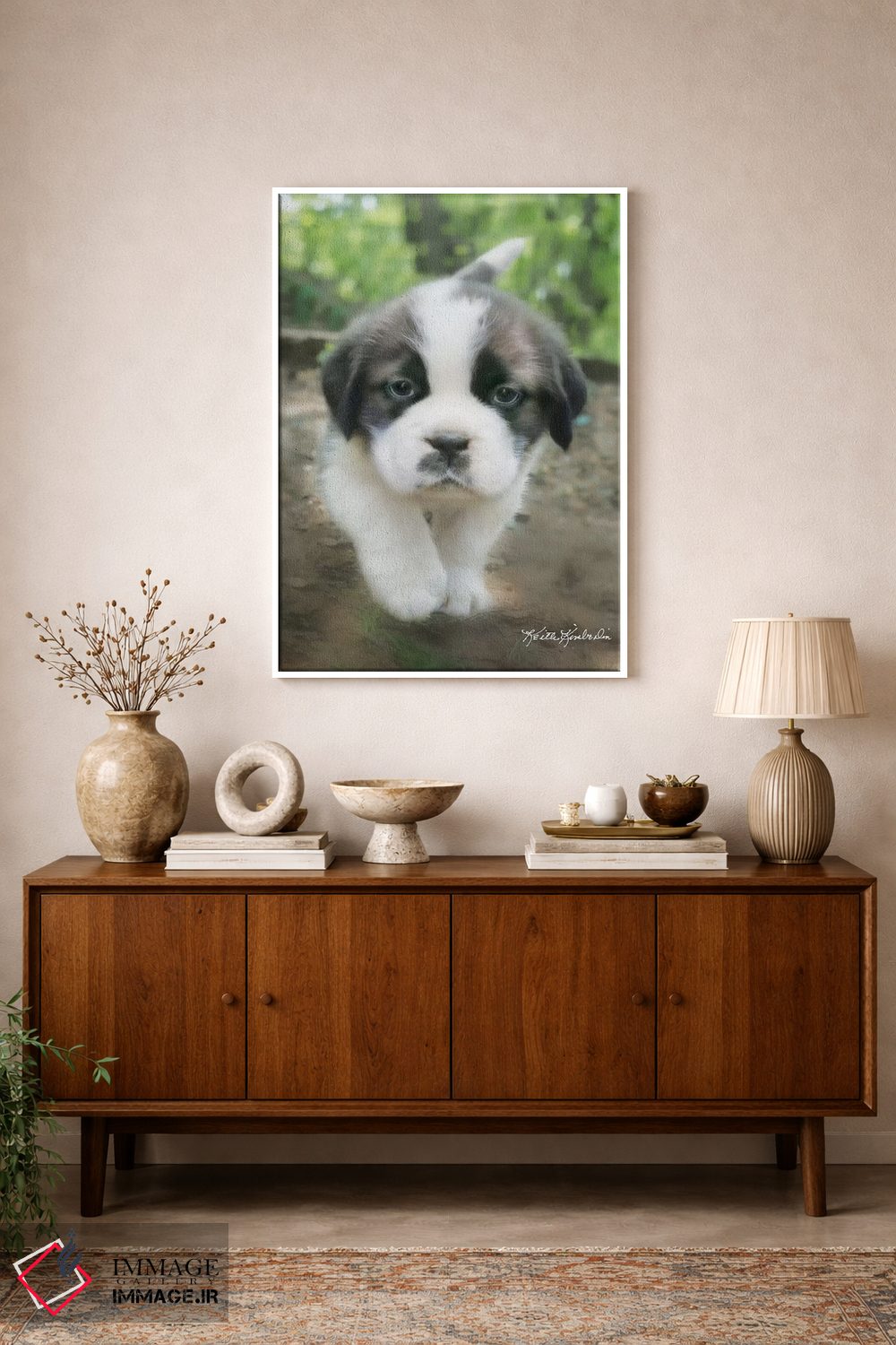 تابلو دکوراتیو چارلی اثر کیت کیمبرلین - D1W