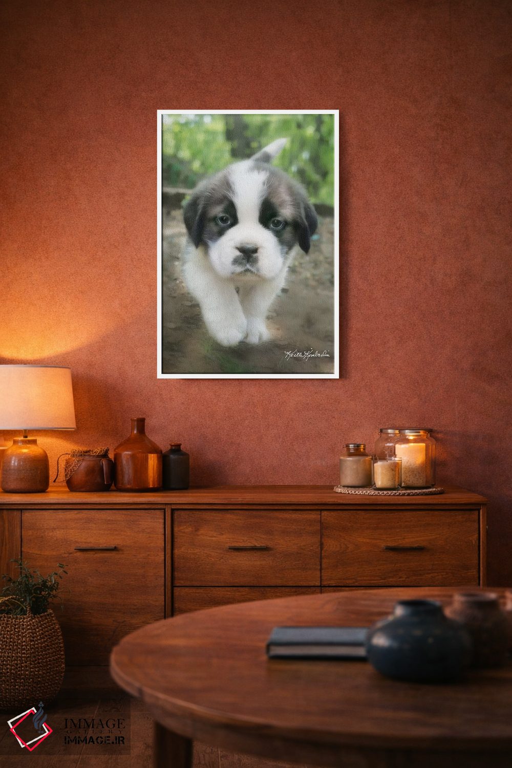 تابلو دکوراتیو چارلی اثر کیت کیمبرلین - D2W