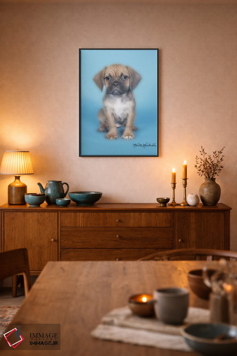 تابلو دکوراتیو رول سوشی اثر کیت کیمبرلین - D6B