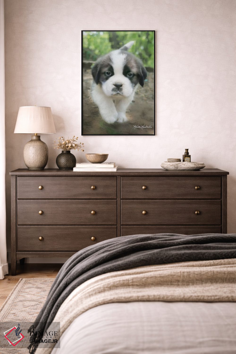 تابلو دکوراتیو چارلی اثر کیت کیمبرلین - D4B