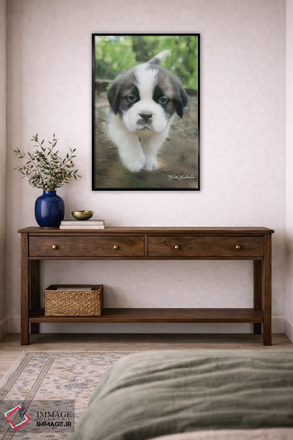 تابلو دکوراتیو چارلی اثر کیت کیمبرلین - D5B