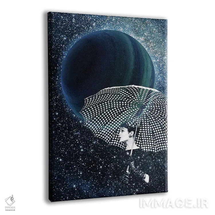 تابلو دکوراتیو ستارگان درخشان اثر کیکی سی لندن - نمای پرسپکتیو محصول