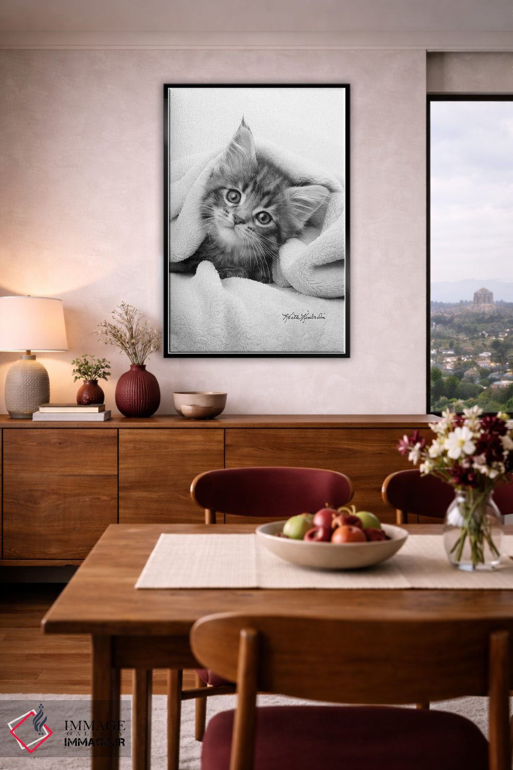 تابلو دکوراتیو حشره در پتو اثر کیت کیمبرلین - D5B