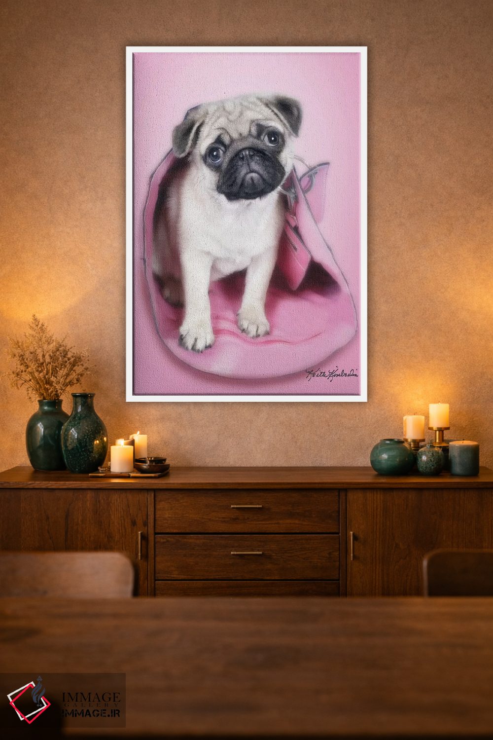 تابلو دکوراتیو پاگ در کیف اثر کیت کیمبرلین - D1W