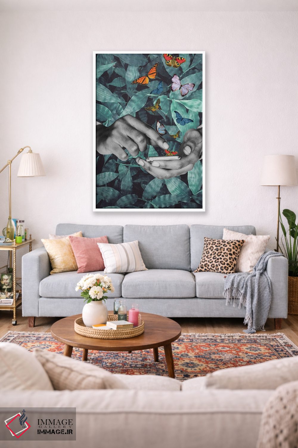 تابلو دکوراتیو به جادوی خودت ایمان داشته باش اثر کیکی سی لندن - D1W