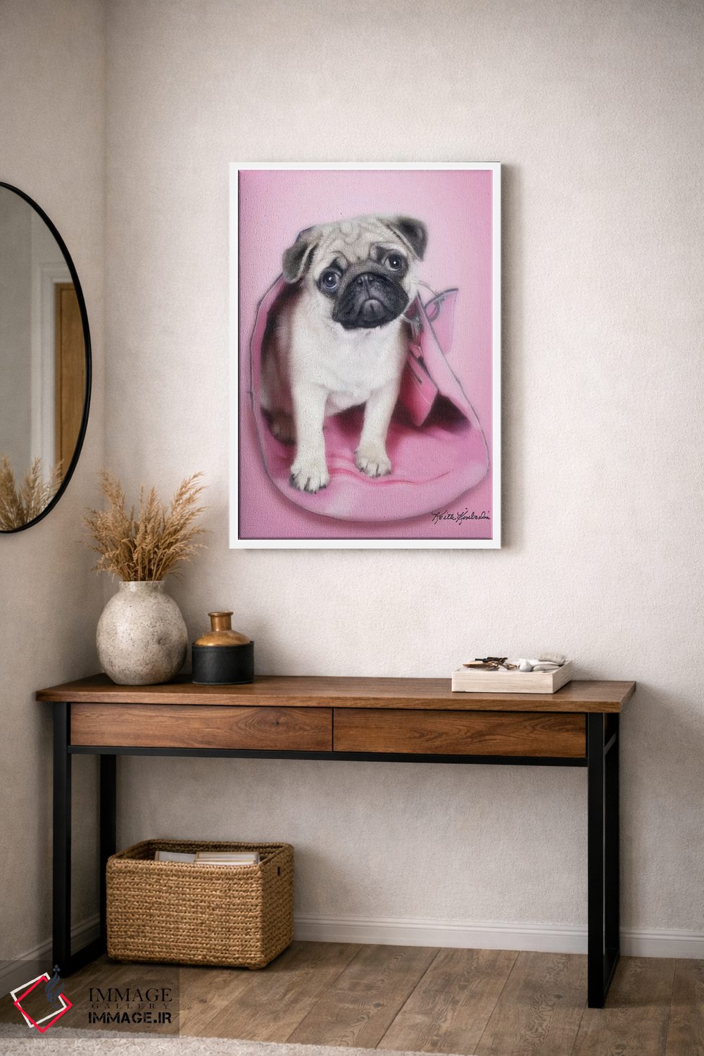 تابلو دکوراتیو پاگ در کیف اثر کیت کیمبرلین - D3W