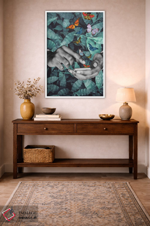 تابلو دکوراتیو به جادوی خودت ایمان داشته باش اثر کیکی سی لندن - D3W