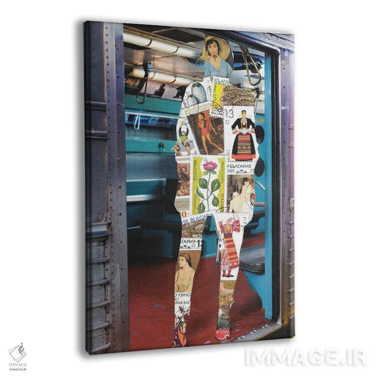 تابلو دکوراتیو تمبر؟ اثر کیکی سی لندن - نمای پرسپکتیو محصول