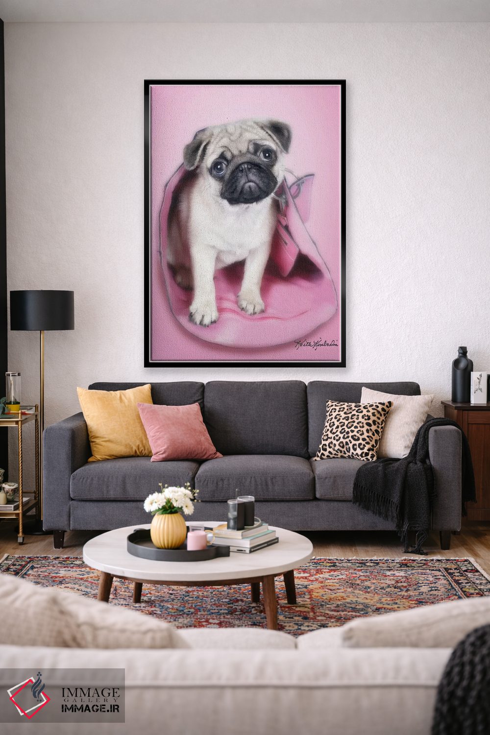 تابلو دکوراتیو پاگ در کیف اثر کیت کیمبرلین - D2B