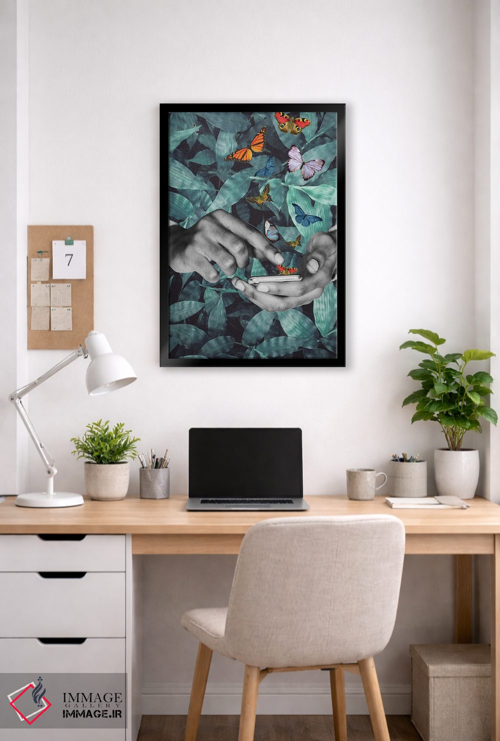 تابلو دکوراتیو به جادوی خودت ایمان داشته باش اثر کیکی سی لندن - D5B