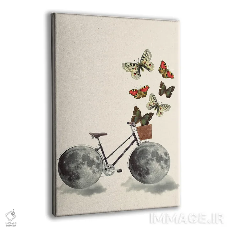 تابلو دکوراتیو برو سفر اثر کیکی سی لندن - نمای پرسپکتیو محصول