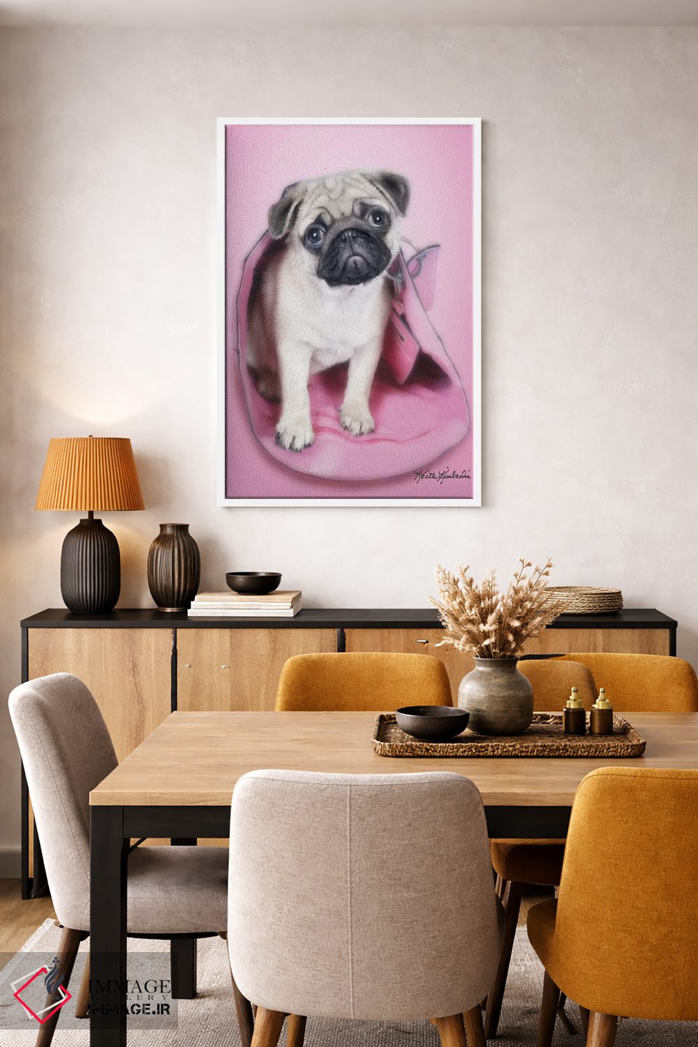 تابلو دکوراتیو پاگ در کیف اثر کیت کیمبرلین - D4W