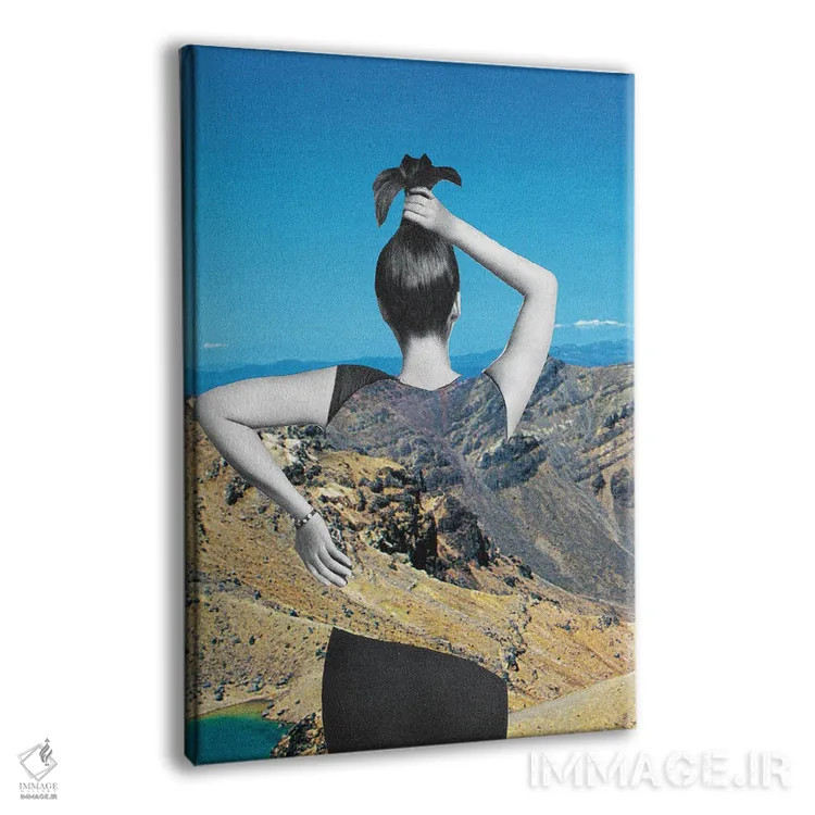 تابلو دکوراتیو خوش تراش اثر کیکی سی لندن - نمای پرسپکتیو محصول