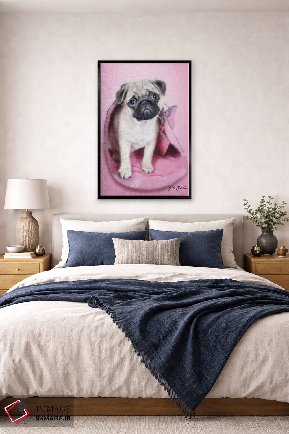 تابلو دکوراتیو پاگ در کیف اثر کیت کیمبرلین - D6B