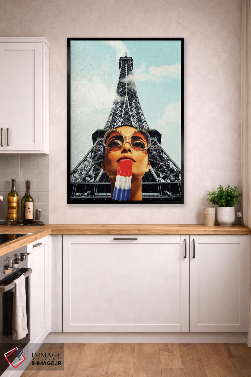 تابلو دکوراتیو تابستان در پاریس اثر کیکی سی لندن - D1B