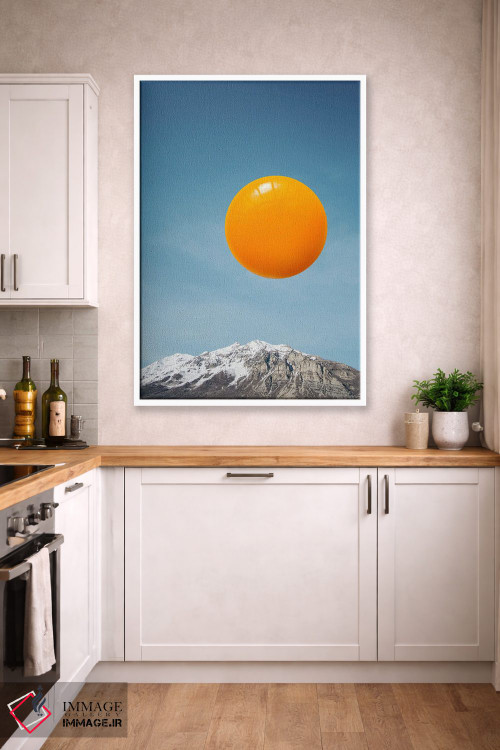 تابلو مینیمال طلوع خورشید اثر کیکی سی لندن - D4W