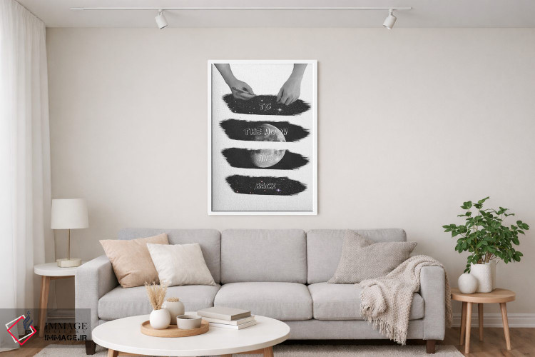 تابلو دکوراتیو به سوی ماه اثر کیکی سی لندن - D4W