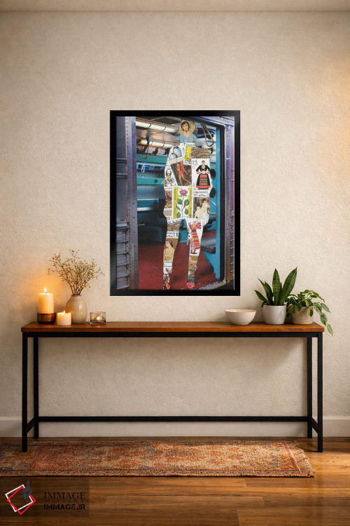 تابلو دکوراتیو تمبر؟ اثر کیکی سی لندن - D6B