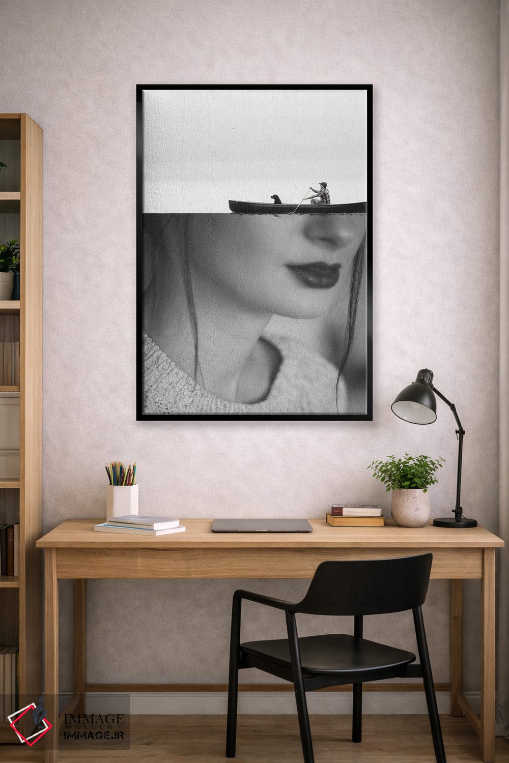 تابلو دکوراتیو لبه اثر کیکی سی لندن - D2B