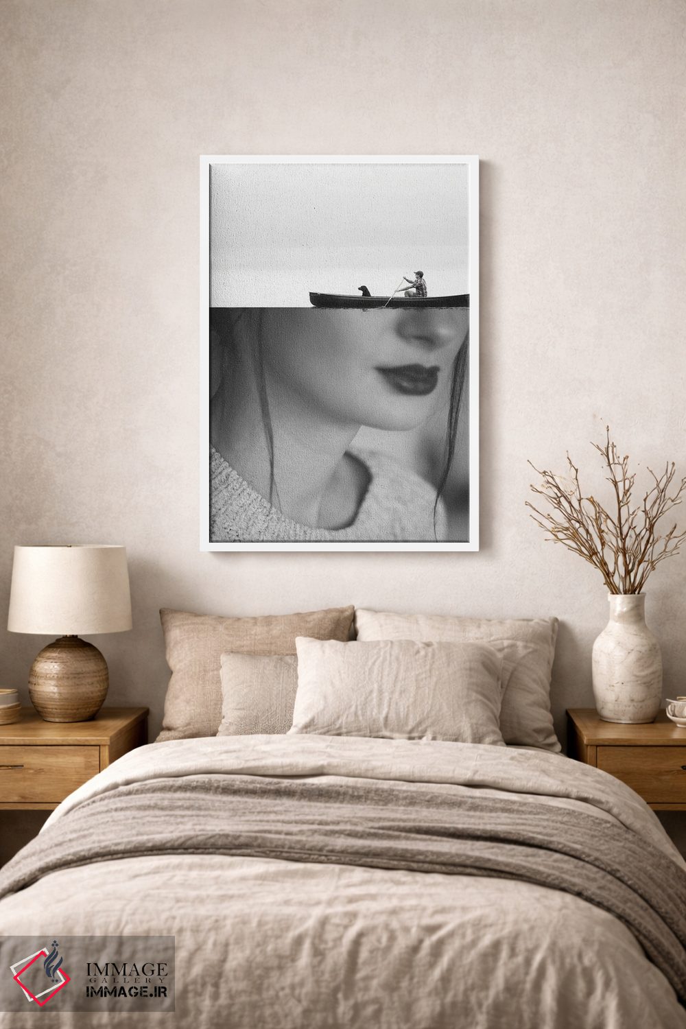 تابلو دکوراتیو لبه اثر کیکی سی لندن - D1W