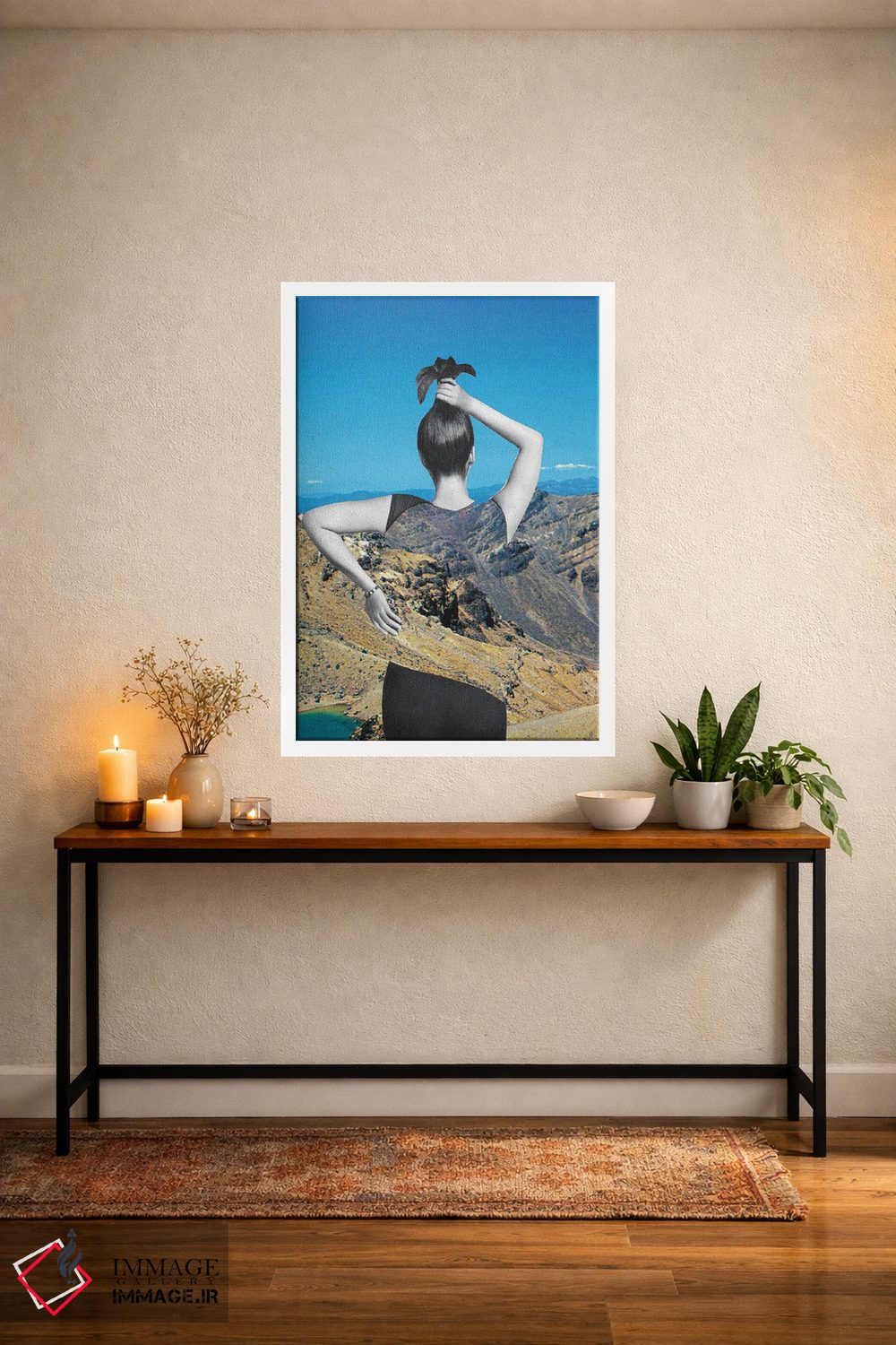 تابلو دکوراتیو خوش تراش اثر کیکی سی لندن - D2W