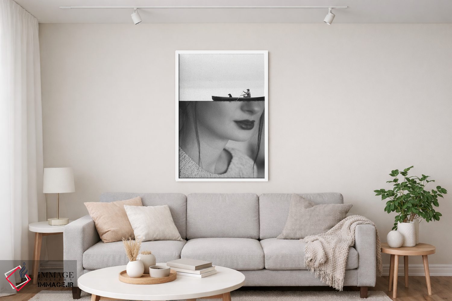 تابلو دکوراتیو لبه اثر کیکی سی لندن - D3W