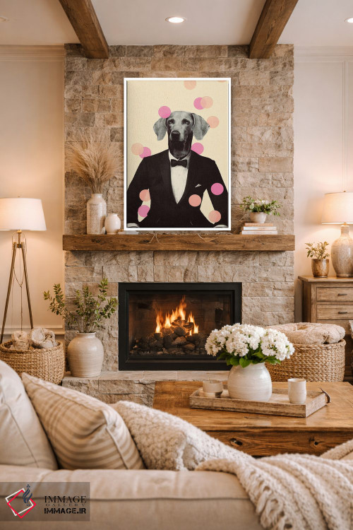 تابلو دکوراتیو لباس شب اثر کیکی سی لندن - D1W