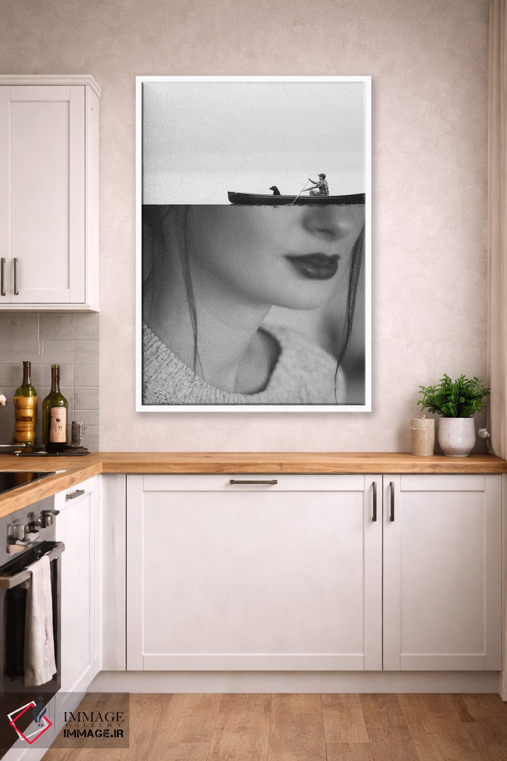 تابلو دکوراتیو لبه اثر کیکی سی لندن - D4W