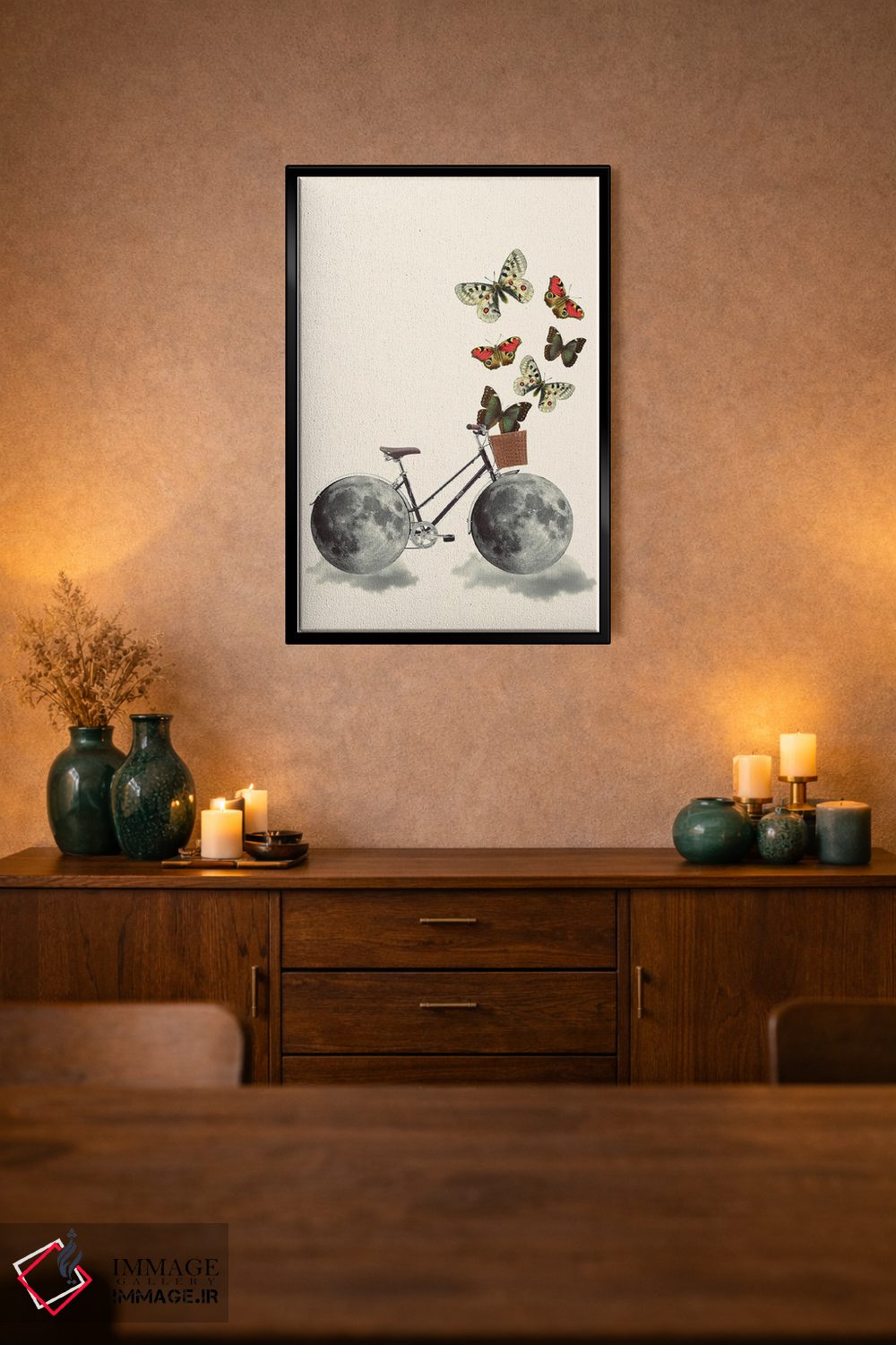 تابلو دکوراتیو برو سفر اثر کیکی سی لندن - D2B