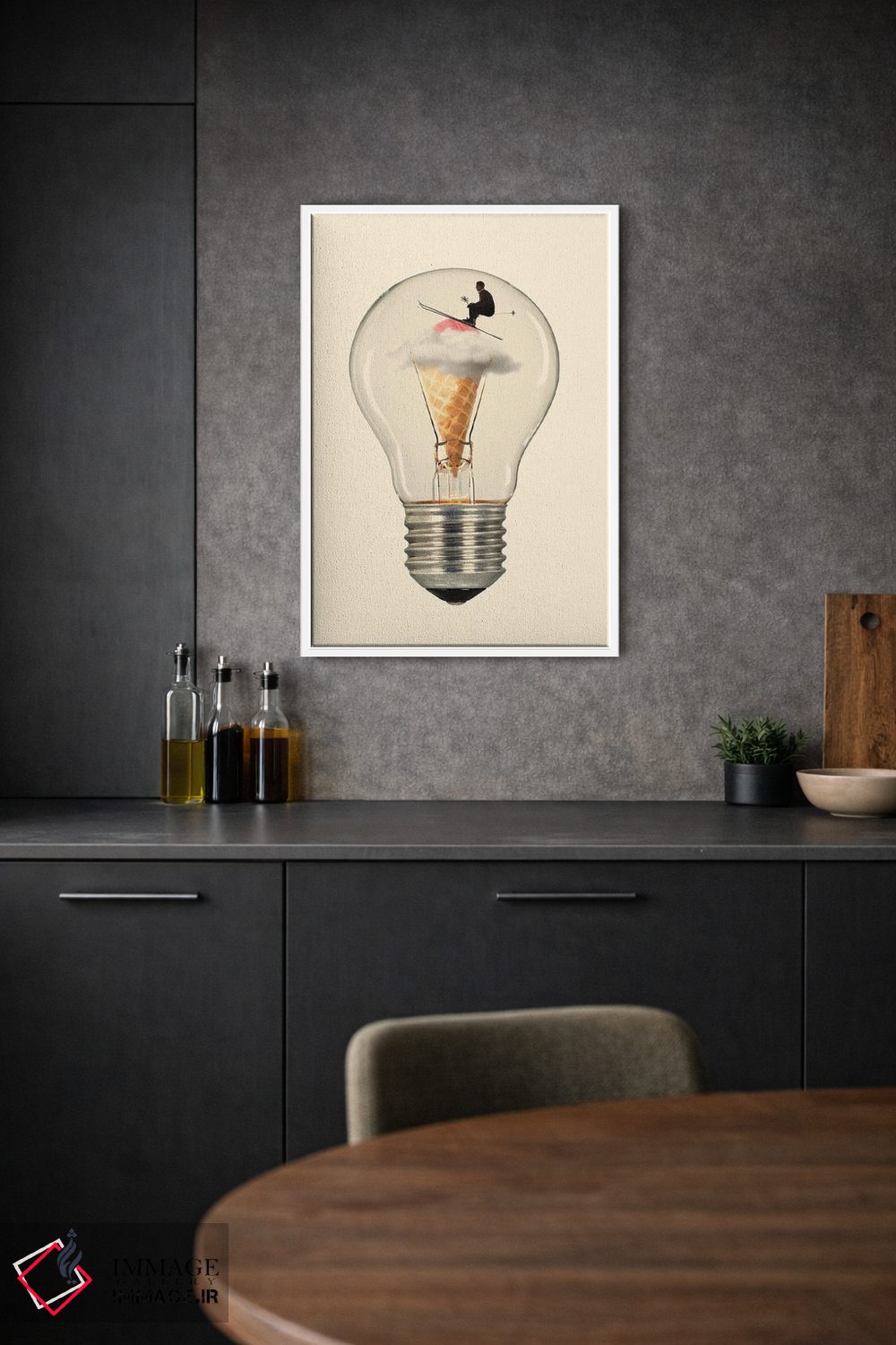 تابلو دکوراتیو زمستان اثر کیکی سی لندن - D1W