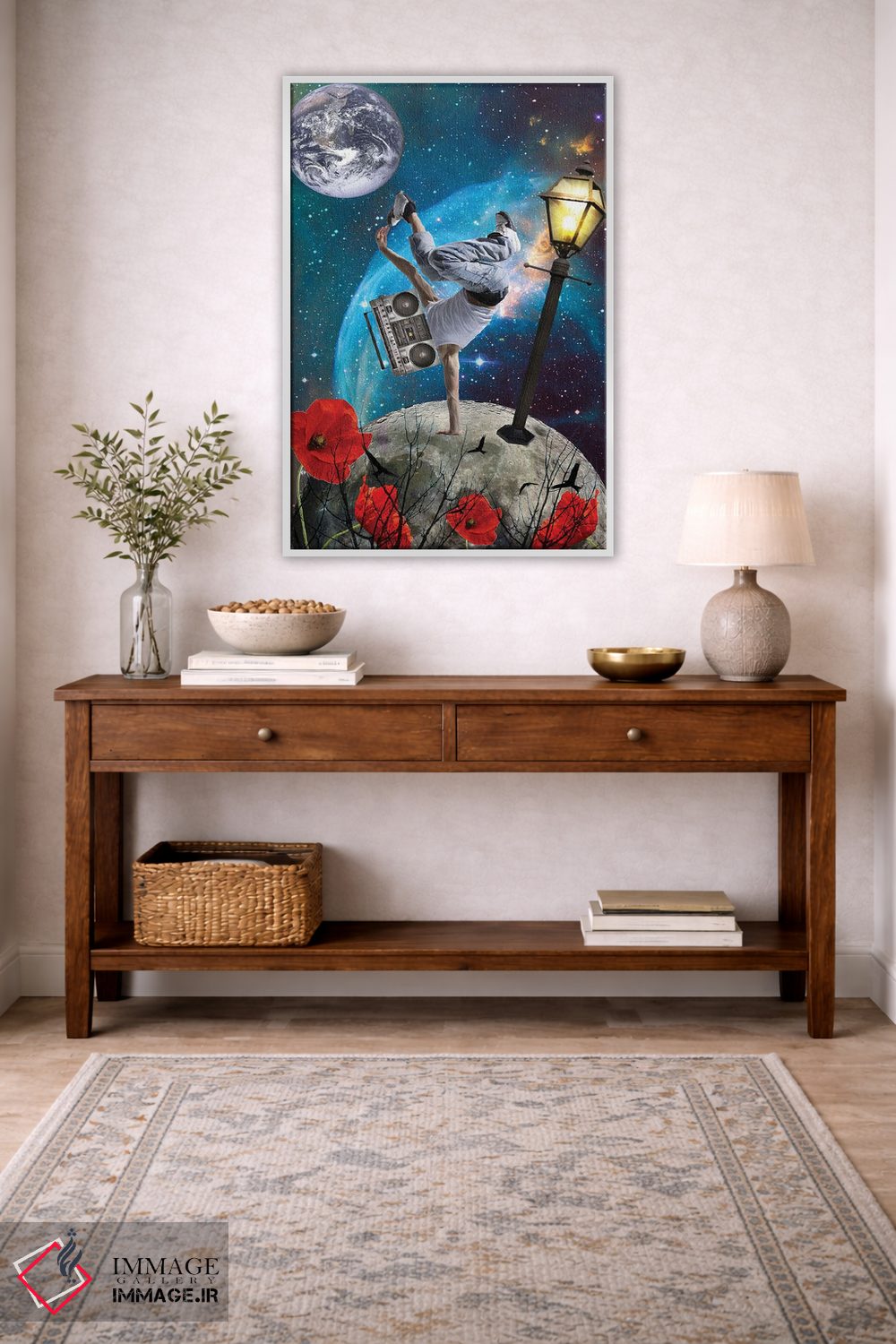 تابلو دکوراتیو جهان موسیقی است اثر کیکی سی لندن - D2W