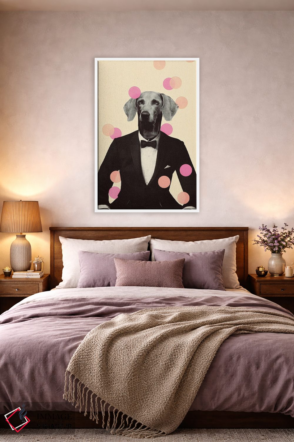 تابلو دکوراتیو لباس شب اثر کیکی سی لندن - D3W