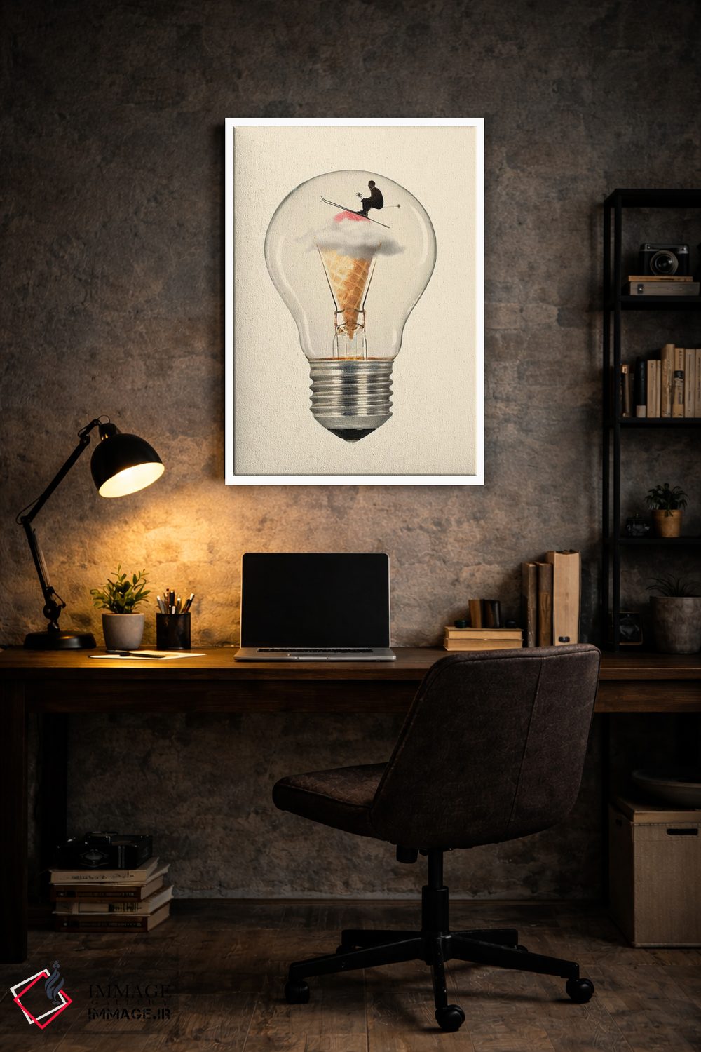 تابلو دکوراتیو زمستان اثر کیکی سی لندن - D6W