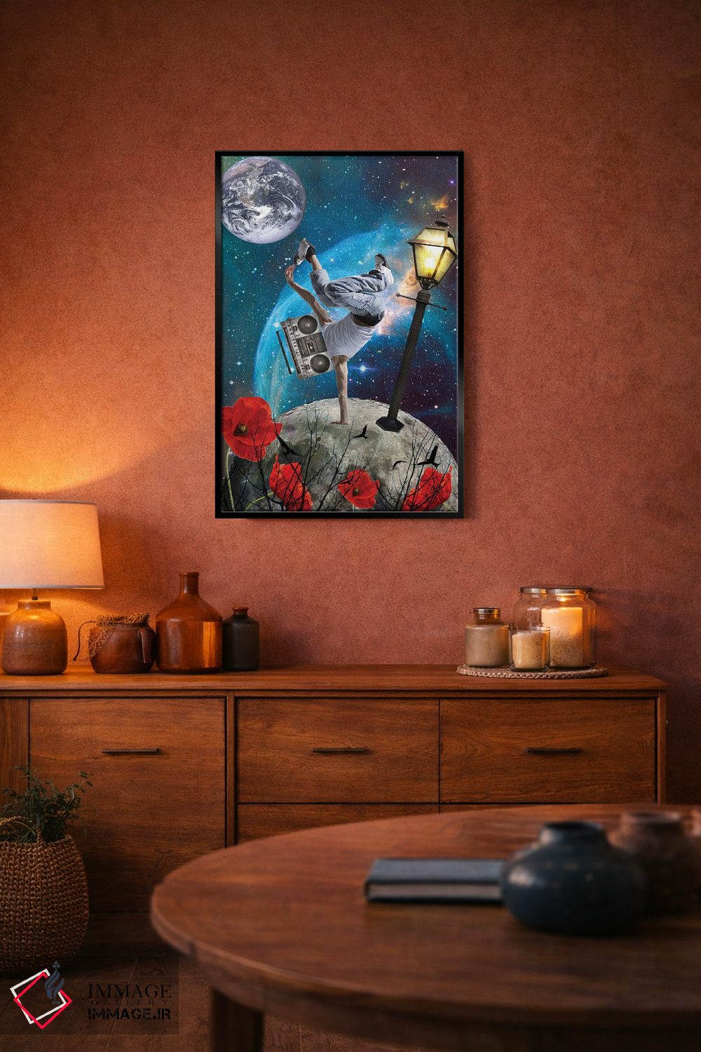 تابلو دکوراتیو جهان موسیقی است اثر کیکی سی لندن - D6B