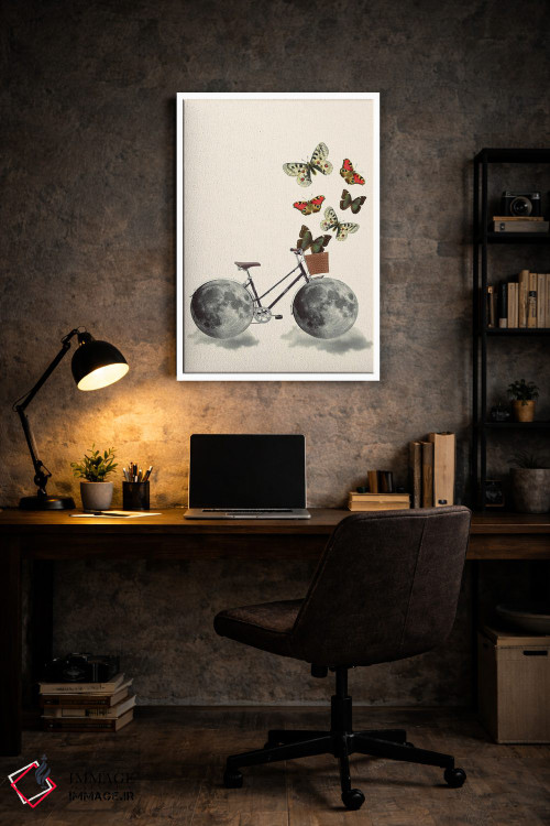 تابلو دکوراتیو برو سفر اثر کیکی سی لندن - D5W