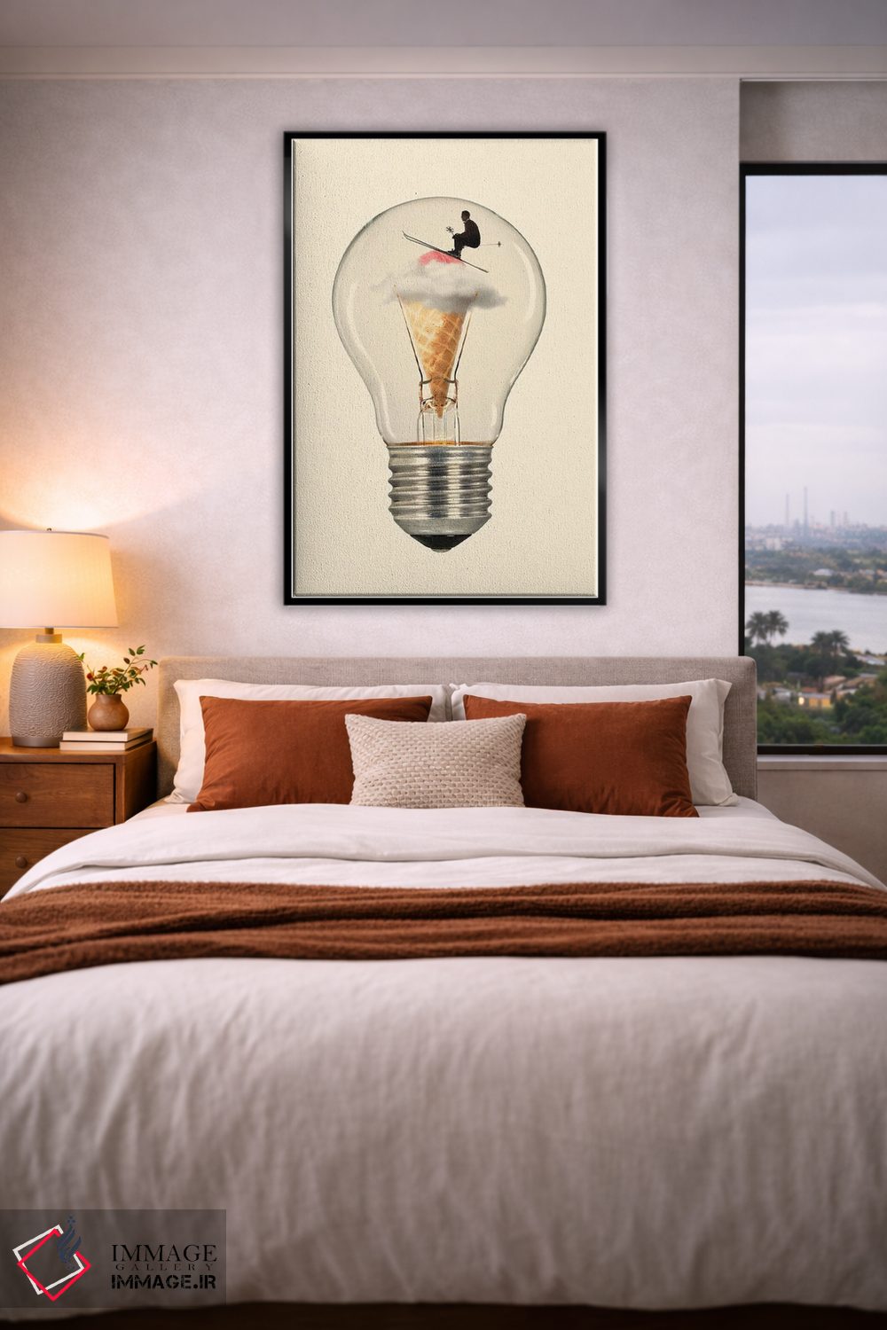 تابلو دکوراتیو زمستان اثر کیکی سی لندن - D4B